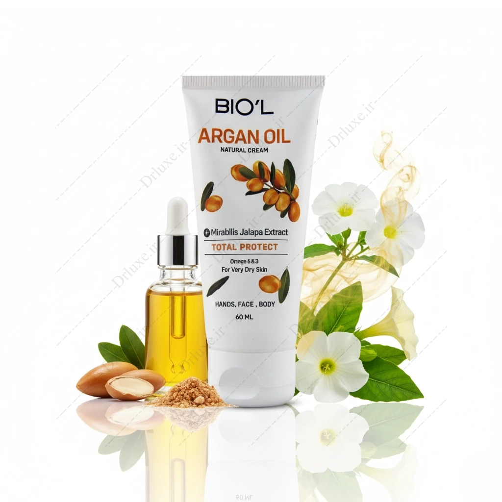 کرم دست و صورت روغن آرگان بیول 60 میلی‌لیتر